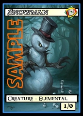 Elemental Token – Custom: Wow Snowman